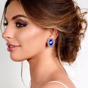 Boucles d'oreilles à clip Stella - Grenade par Cécile Wolfrom