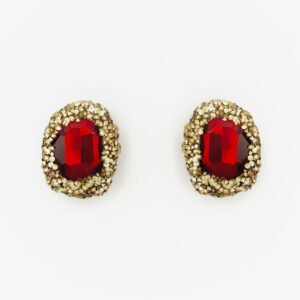 Boucles d'oreilles à clip Diane - Grenade par Cécile Wolfrom