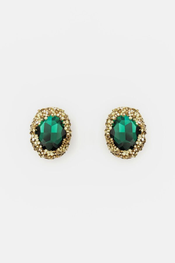 Boucles d'oreilles à clip Kenza - Grenade par Cécile Wolfrom