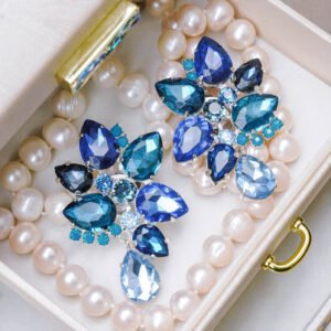 Boucles d'oreilles à clip Nana - Grenade par Cécile Wolfrom