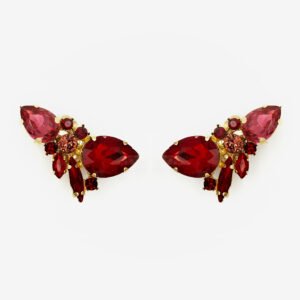 Boucles d'oreilles à clip Laure - Grenade par Cécile Wolfrom