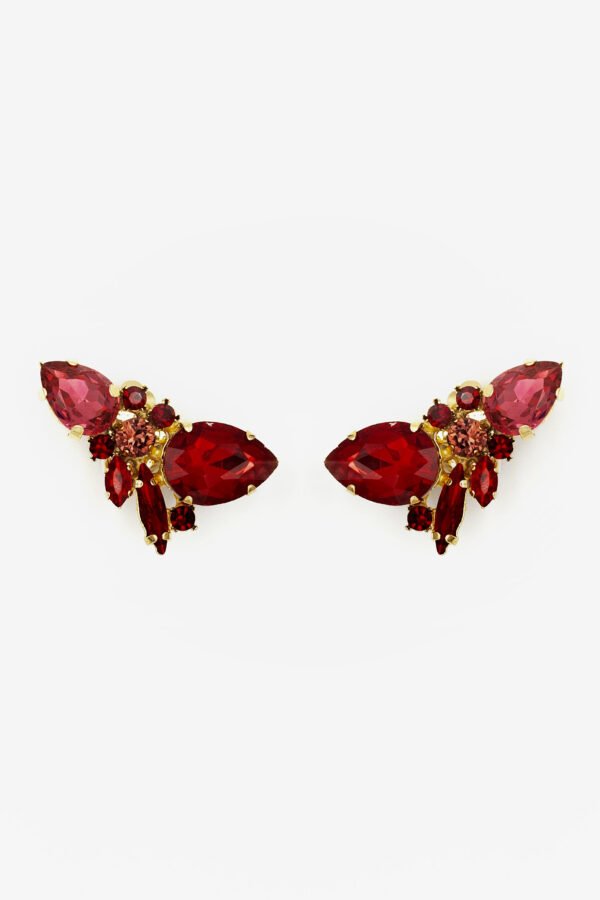 Boucles d'oreilles à clip Laure - Grenade par Cécile Wolfrom