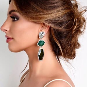 Boucles d'oreilles à clip Agathe - Grenade par Cécile Wolfrom